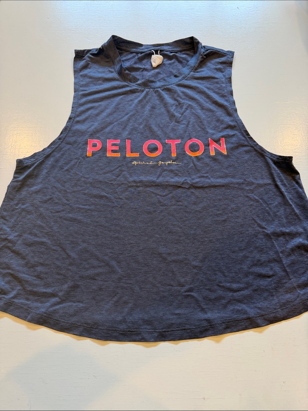 Spiritual Gangster Navy Tank with Pink Logo